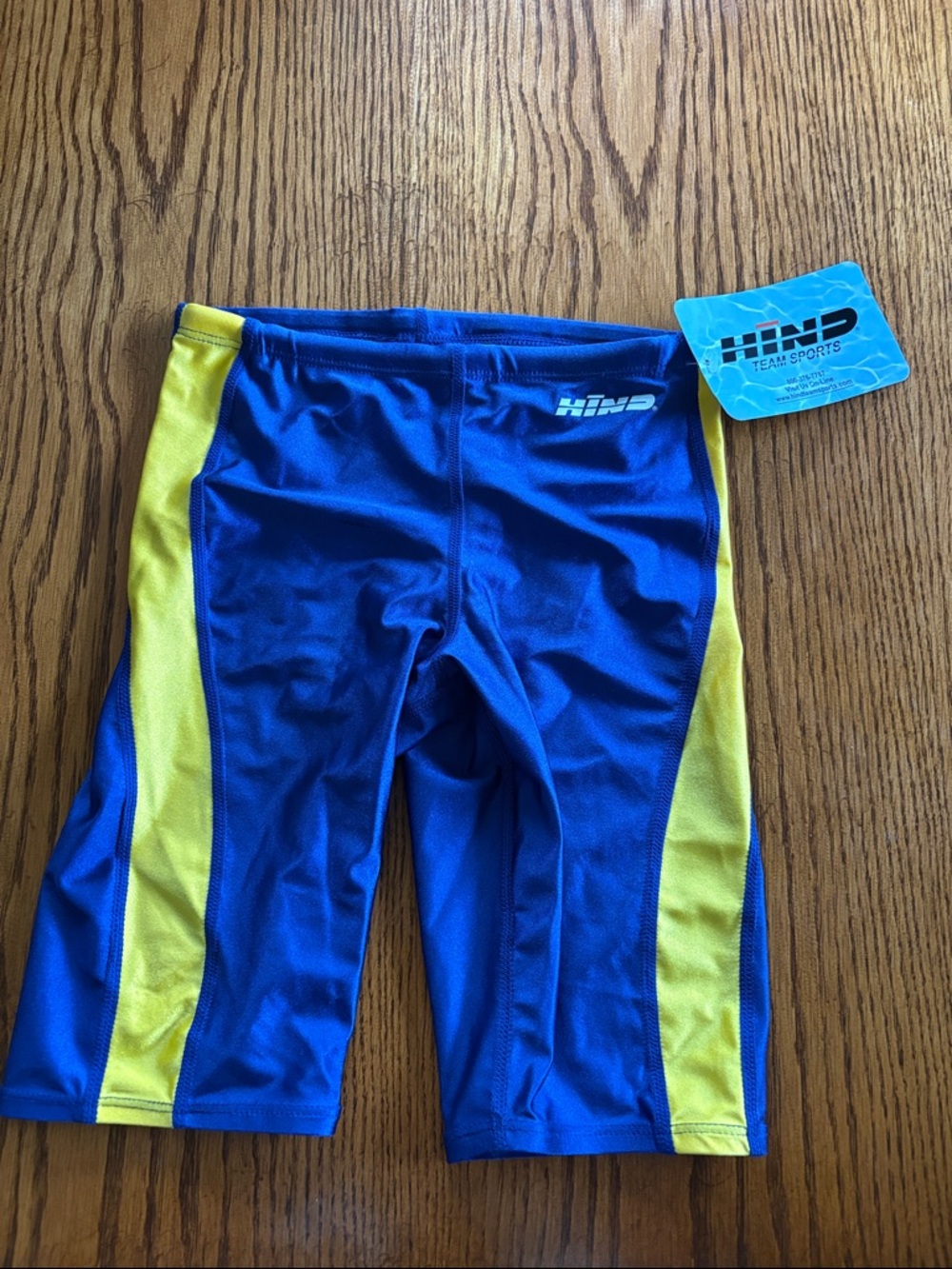 NWT Hind Streamline Jammer Size 26 Navy/Gold